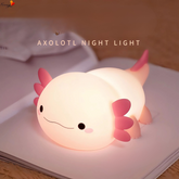 Desidiya Silicon Axolotl Fish Touch Silicon Night Light