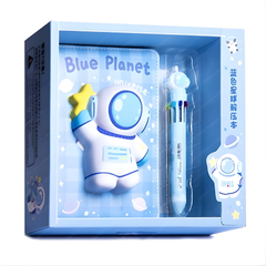 Squishy Notebook Set with a 10-Color Pen