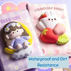 Squishy Notebook Set with a 10-Color Pen