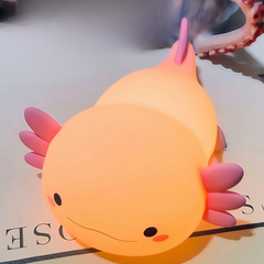 Desidiya Silicon Axolotl Fish Touch Silicon Night Light