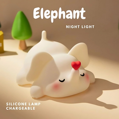 Silicone Elephant Night Light