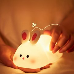 Big Face Rabbit Silicone Night Light