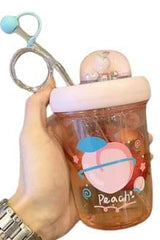 Tumblers with Lids and Straws