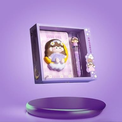 Squishy Notebook Set with a 10-Color Pen