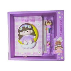 Squishy Notebook Set with a 10-Color Pen