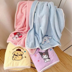 Domdompurin Sanrio Kuromi Bath Towel