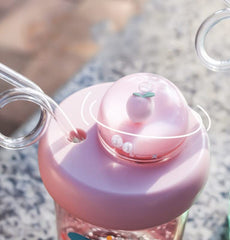 Tumblers with Lids and Straws