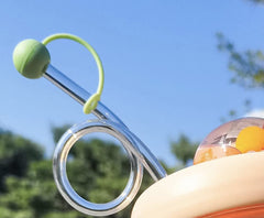 Tumblers with Lids and Straws