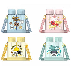 Kids Water Bottle With Spill Proof Straw