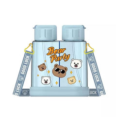 Kids Water Bottle With Spill Proof Straw