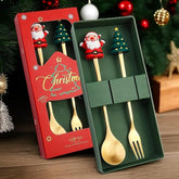 Christmas Cutlery Kits Christmas Spoons Forks Set for Party Wedding Restaurant Style C|Home & Garden | Kitchen, Dining & Bar | Flatware, & Cutlery