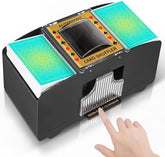Automatic Card Shuffler – Battery Operated Card Dealer Machine, 2 Decks Poker Shuffler Portable Card Shuffler, Electric Playing Card Shuffler for Casino, Club Gaming and Home Party