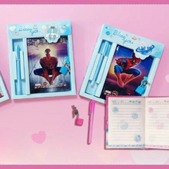 Spider Man Dairy with Pen Set