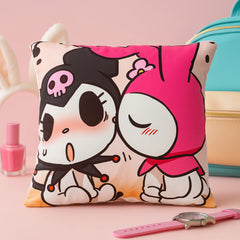 Kuromi & My Melody Cute Hug Cushion Pillow