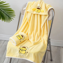 Domdompurin Sanrio Kuromi Bath Towel
