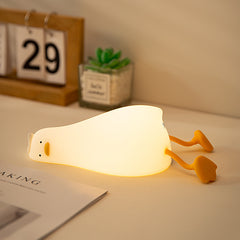 Lazy Duck Silicone Night Light