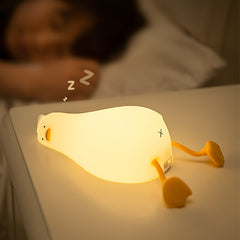 Lazy Duck Silicone Night Light