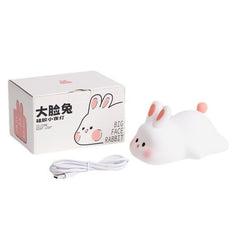 Big Face Rabbit Silicone Night Light