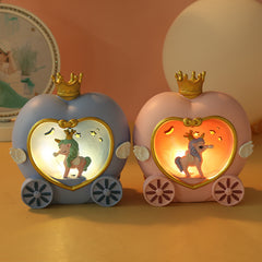 Unicorn Chariott Lamp