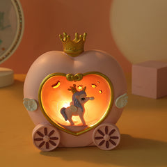Unicorn Chariott Lamp