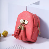 Leather Purse Pouch Keychain