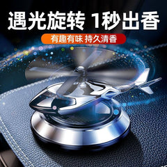 Helicopter Solar Aroma Car Showpiece