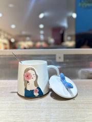 Flower Girl Ceramic Mug