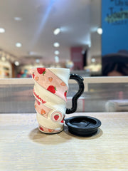 Handmade Strawberry Ceramic Mug