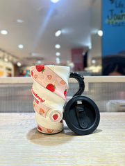Handmade Strawberry Ceramic Mug