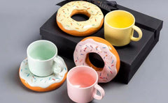 Donut Saucer Cup