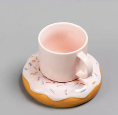 Donut Saucer Cup