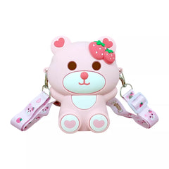 Strawberry Bear Mini Sling Bag