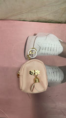 Leather Purse Pouch Keychain