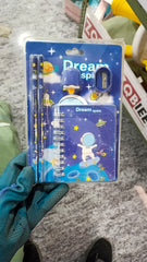 Space Stationary Set with diary