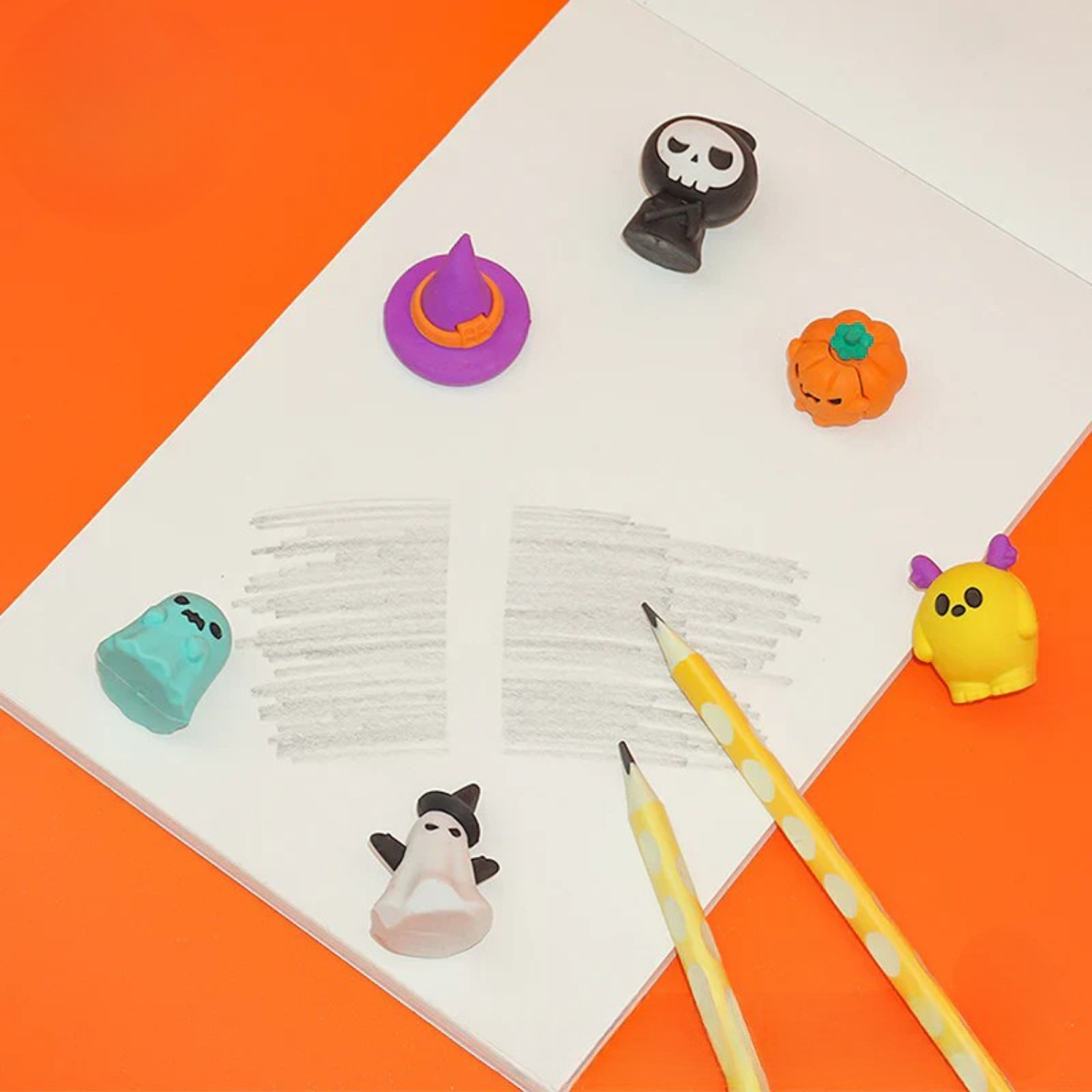Ghost Theme Eraser Set