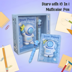 Squishy Notebook Set with a 10-Color Pen