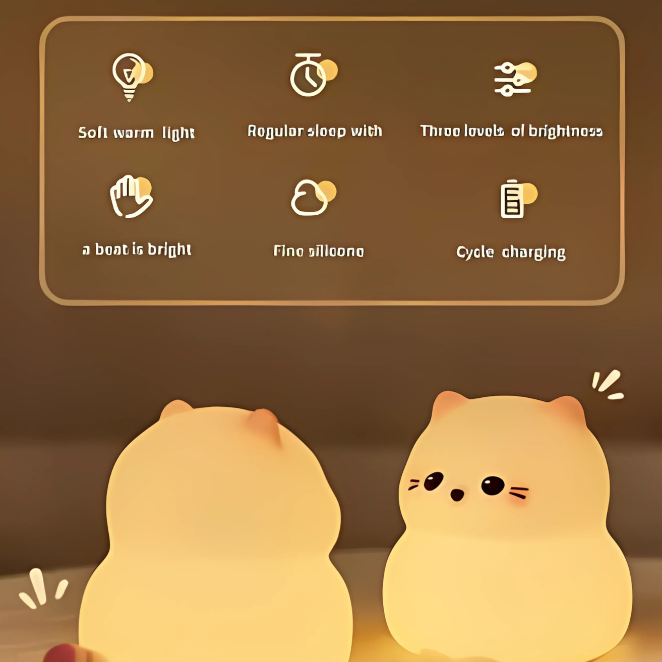Guardian Kitty Silicone Lamp