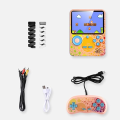 G6 Video Game for Kids and Adults 666 Blue in 1 Retro Game Box with 3.5 in Display & A Power Bank Feature of 6000 mah Battery for 2 Player, Can Play On TV, Games Like Contra, Tank Etc.