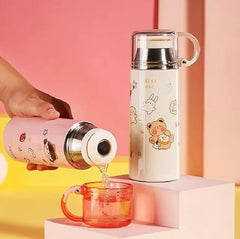 Candy Color Stainless Steel Insulated Bottle with Drinking Cup