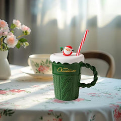 Christmas Special Cup With Lid and Straw | Christmas Special Gifts | Gifts For Christmas