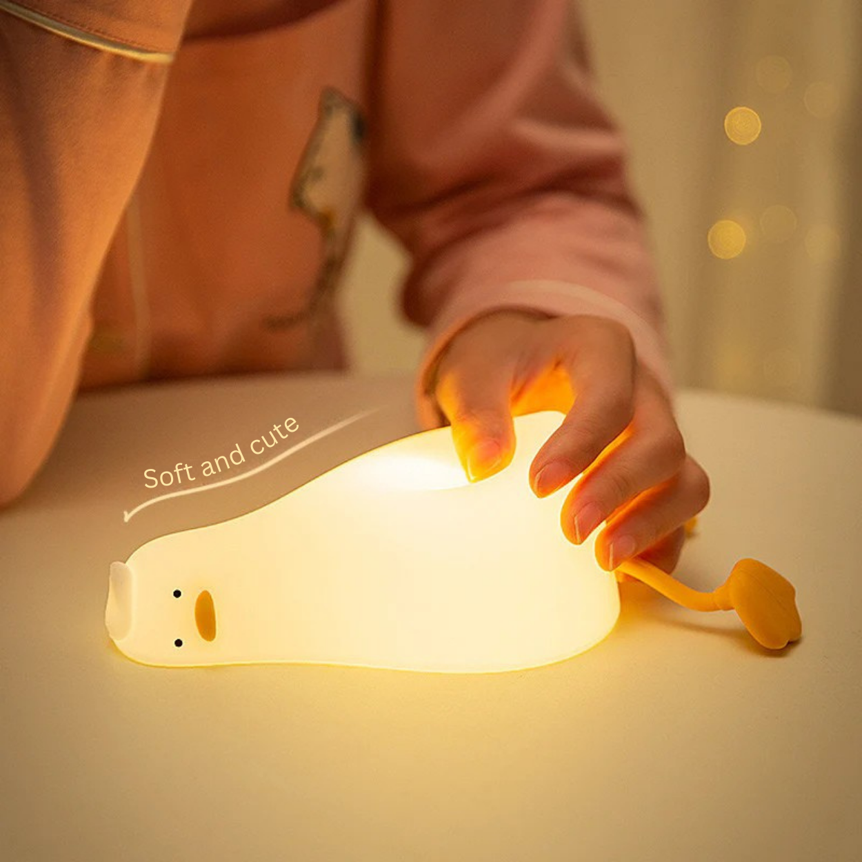 Lazy Duck Silicone Night Light