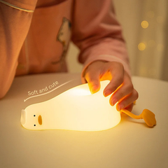 Lazy Duck Silicone Night Light
