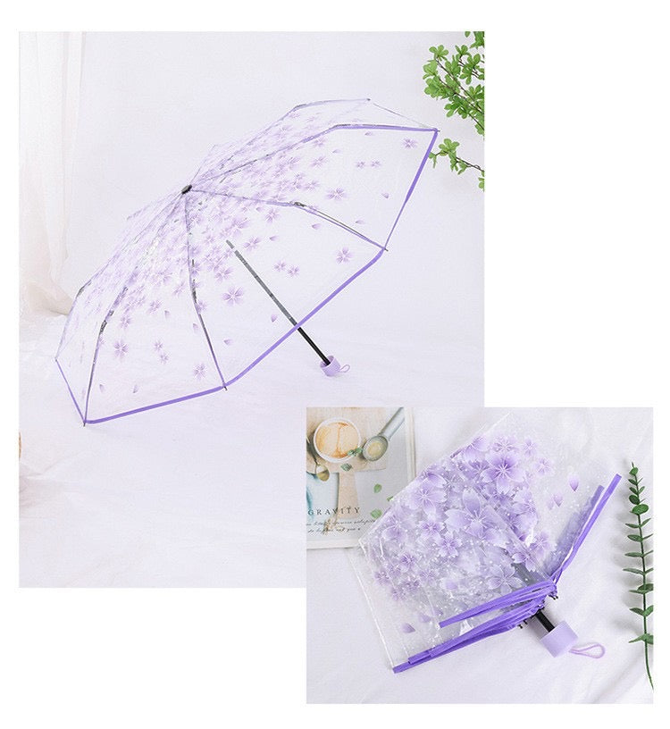 Flower Print Umbrella