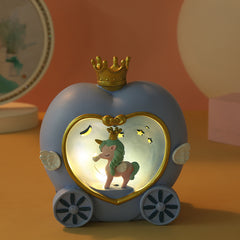 Unicorn Chariott Lamp
