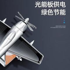 Airplane Car Solar Showpiece