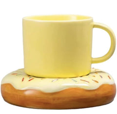 Donut Saucer Cup