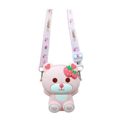 Strawberry Bear Mini Sling Bag