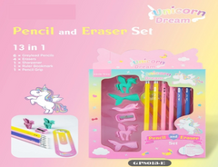 Unicorn Dream Pencil and Eraser Set