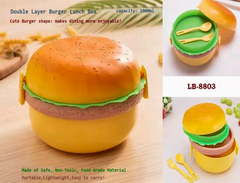 Double Layer Burger Lunch Box