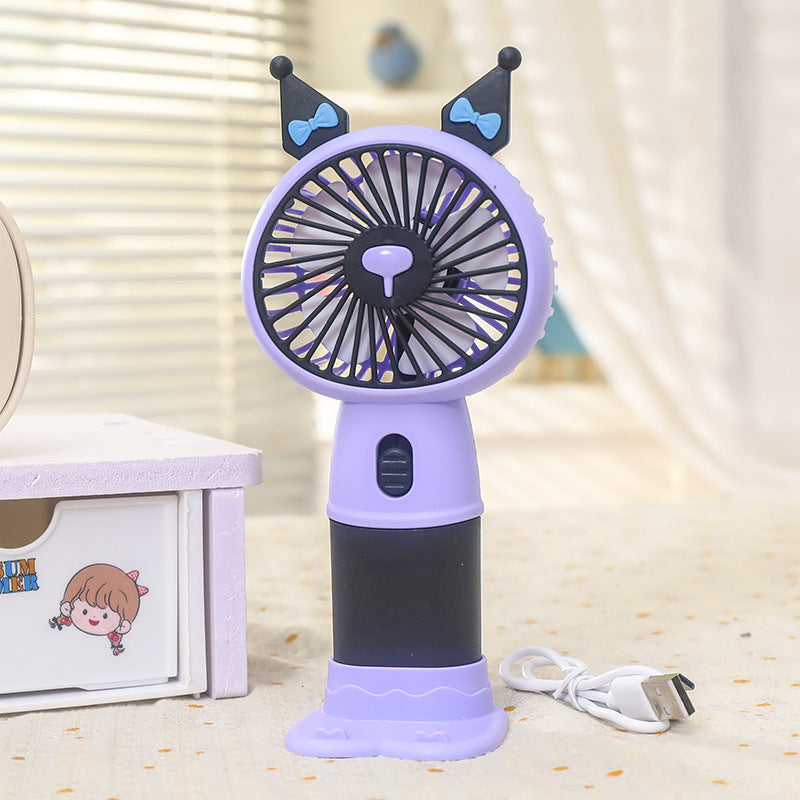 Sanrio USB Rechargeable Hand Fan - Portable Mini Cooling Device with Character Design